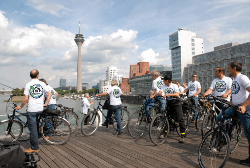 Familien-Radtour am Rhein